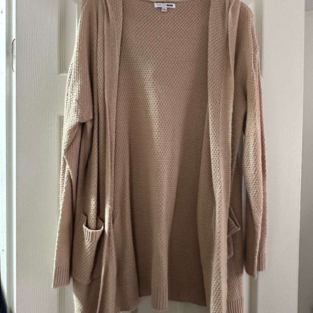 Fashion Nova Beige Women's Cardigan